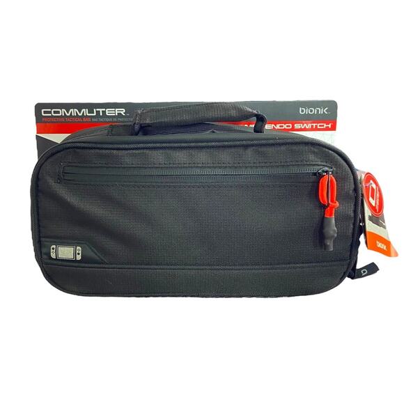 BIONIK Black Nintendo Switch Lite COMMUTER LITE Protective Tactical Bag New - Picture 1 of 14